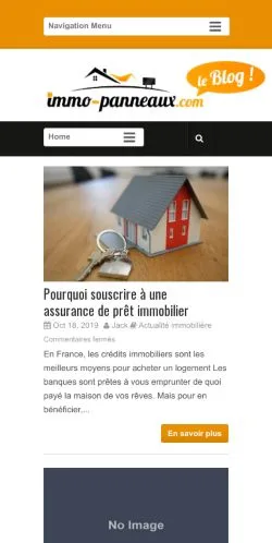 Anteprima del sito Le blog immo-panneaux.com, media di Francia per articoli sponsorizzati