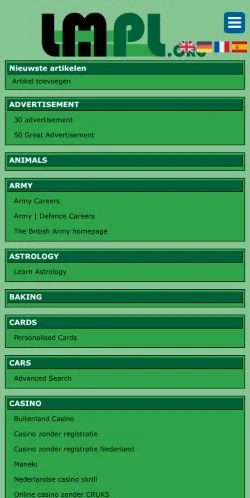 Preview of the Lmpl website, a media outlet in United States for sponsored articles