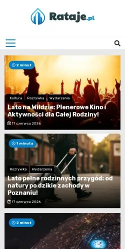Anteprima del sito Rataje, media di Polonia per articoli sponsorizzati