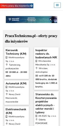 Anteprima del sito Strefa Inżyniera, media di Polonia per articoli sponsorizzati