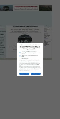 Anteprima del sito Tschechoslowakischer Wolfshund, media di Germania per articoli sponsorizzati