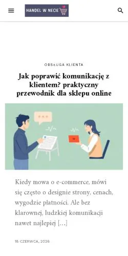 Podgląd witryny Handel W Necie, medium z kraju Polska do artykułów sponsorowanych