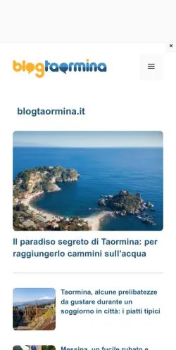 Anteprima del sito Blogtaormina, media di Italia per articoli sponsorizzati