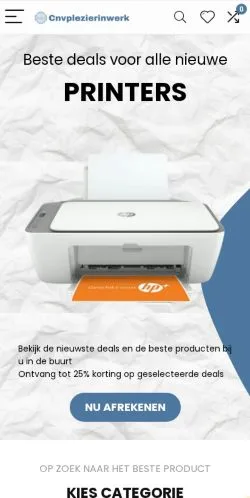 Anteprima del sito CNV Plezier In Werk, media di Paesi Bassi per articoli sponsorizzati