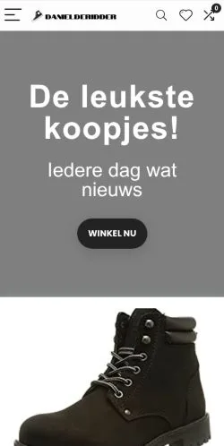Preview of the Daniel Der Ridder website, a media outlet in Netherlands for sponsored articles