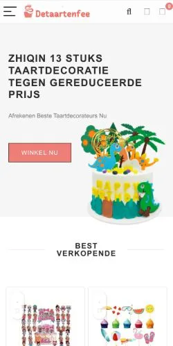 Anteprima del sito detaartenfee, media di Belgio per articoli sponsorizzati