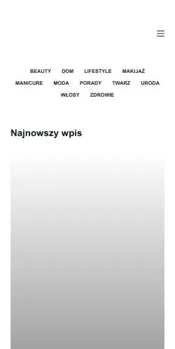 Podgląd witryny MamaNotuje, medium z kraju Polska do artykułów sponsorowanych