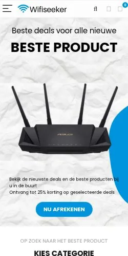 스폰서 기사용 네덜란드 매체 Wifiseeker 사이트 미리보기