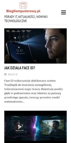 Podgląd witryny Blog Komputerowy, medium z kraju Polska do artykułów sponsorowanych