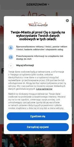 Podgląd witryny Dzierżoniów Twoje Miasto, medium z kraju Polska do artykułów sponsorowanych