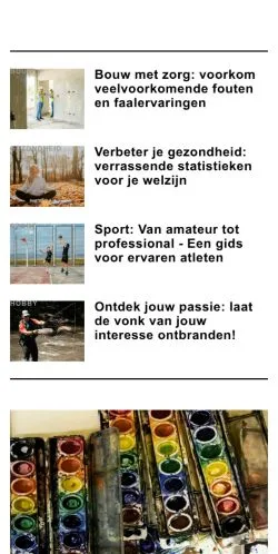 Anteprima del sito hobbymensen.nl, media di Paesi Bassi per articoli sponsorizzati