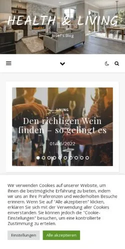 Anteprima del sito Josef's Blog, media di Germania per articoli sponsorizzati