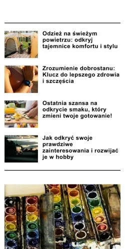 Anteprima del sito magiahobby.pl, media di Polonia per articoli sponsorizzati