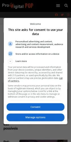 Anteprima del sito Home • Proddigital POP, media di Brasile per articoli sponsorizzati