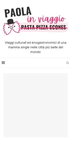 Podgląd witryny Paola In Viaggio, medium z kraju Włochy do artykułów sponsorowanych
