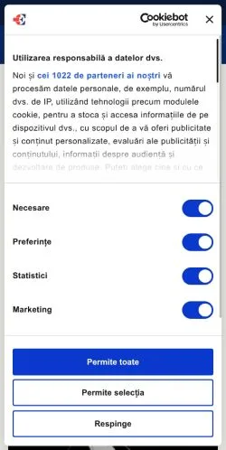 Anteprima del sito Ziarul Evenimentul, media di Romania per articoli sponsorizzati