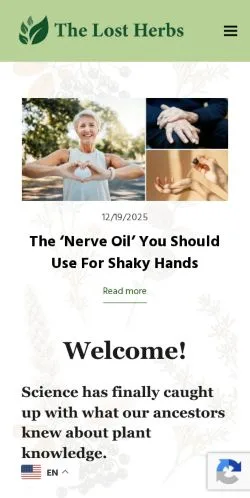 Vorschau der Website The Lost Herbs, Medium aus Vereinigte Staaten für gesponserte Artikel