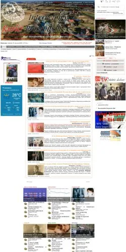 Pré-visualização do site Internetowy Kurier Proszowski, meio de Polônia para artigos patrocinados
