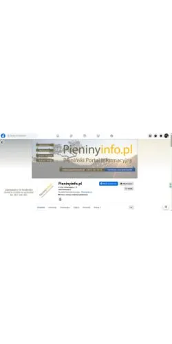 Anteprima del sito Pieninyinfo, media di Polonia per articoli sponsorizzati