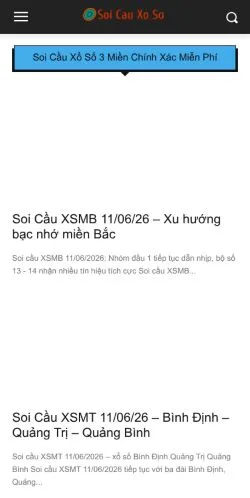 Anteprima del sito Soi Cầu Xổ Số ORG, media di Vietnam per articoli sponsorizzati