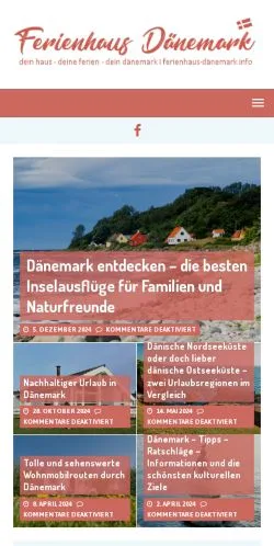 Anteprima del sito ferienhaus-dänemark, media di Germania per articoli sponsorizzati