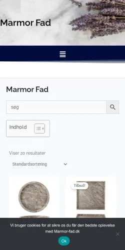 Anteprima del sito Marmor Fad, media di Danimarca per articoli sponsorizzati