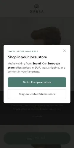 Aperçu du site Omura, média de États-Unis pour articles sponsorisés