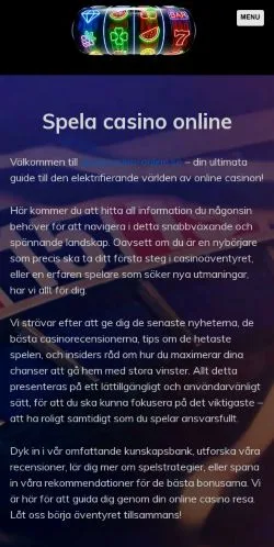 Anteprima del sito Spela Casino Online, media di Svezia per articoli sponsorizzati