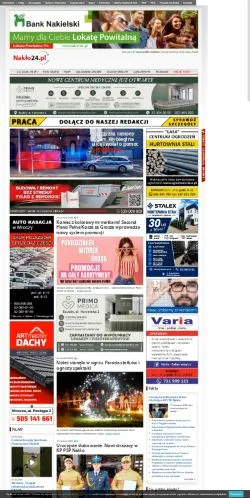 Podgląd witryny Naklo24, medium z kraju Polska do artykułów sponsorowanych