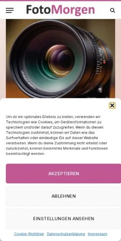 Anteprima del sito Foto-Morgen, media di Germania per articoli sponsorizzati