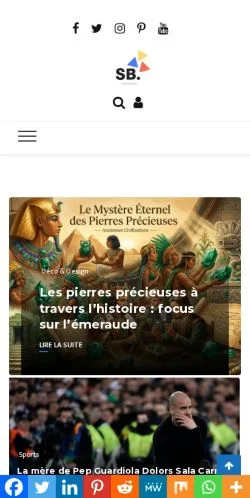 Vorschau der Website Scenario Buzz, Medium aus Frankreich für gesponserte Artikel