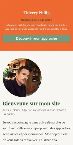 Anteprima del sito Thierryphilip.fr, media di Francia per articoli sponsorizzati
