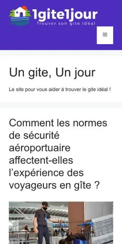 Anteprima del sito Un Gite Un Jour, media di Francia per articoli sponsorizzati