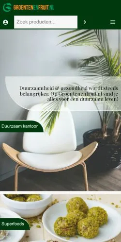 Podgląd witryny Groentenenfruit, medium z kraju Holandia do artykułów sponsorowanych