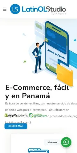 Vorschau der Website LatinOL Studio, Medium aus Spanien für gesponserte Artikel