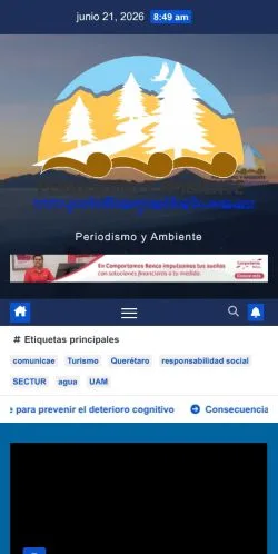 Anteprima del sito - Periodismo y Ambiente, media di Messico per articoli sponsorizzati