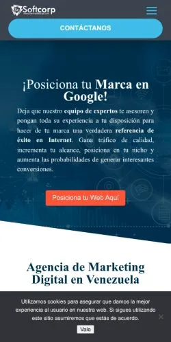 スポンサード記事向けのスペインメディア、ServiSoftcorpのサイトプレビュー