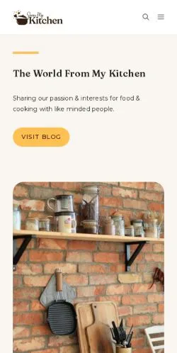 Vista previa del sitio Share My Kitchen, medio de Estados Unidos para artículos patrocinados