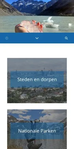 Vista previa del sitio NieuwZeelandInfo, medio de Países Bajos para artículos patrocinados