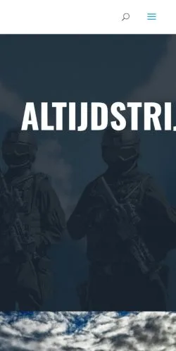Anteprima del sito Altijd Strijdvaardig, media di Paesi Bassi per articoli sponsorizzati
