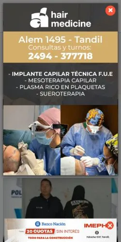 Anteprima del sito El diario de Tandil, media di Spagna per articoli sponsorizzati