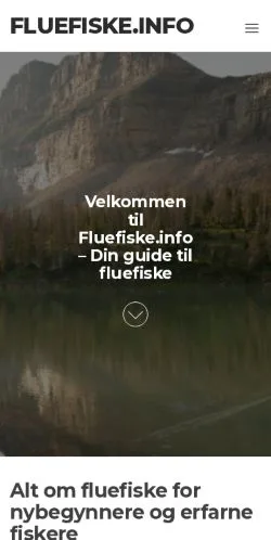 Podgląd witryny Fluefiske, medium z kraju Norwegia do artykułów sponsorowanych