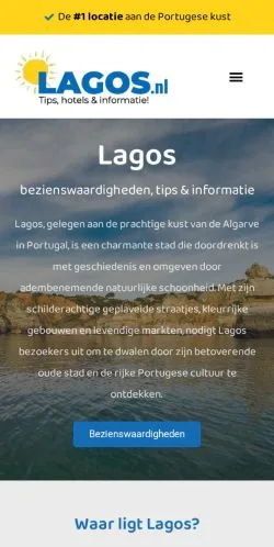 Förhandsvisning av webbplatsen Lagos, medium i Nederländerna för sponsrade artiklar