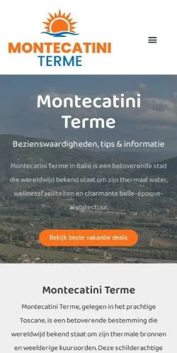 Anteprima del sito Montecatini Terme, media di Paesi Bassi per articoli sponsorizzati
