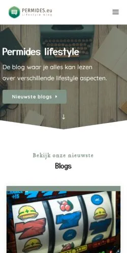 Forhåndsvisning af Permides lifestyle blog, medie fra Nederlandene til sponsorerede artikler