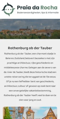 Podgląd witryny Rothenburg Ob Der Tauber, medium z kraju Holandia do artykułów sponsorowanych
