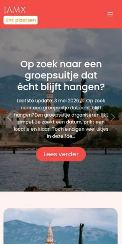 Anteprima del sito Iamx.eu, media di Paesi Bassi per articoli sponsorizzati