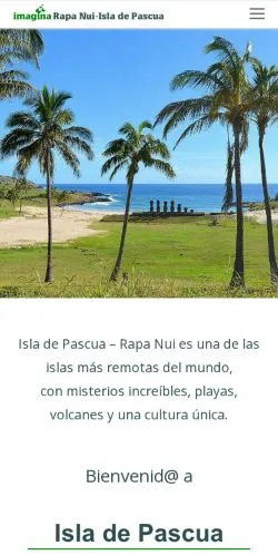 Podgląd witryny Isla De Pascua Rapa Nui, medium z kraju Hiszpania do artykułów sponsorowanych