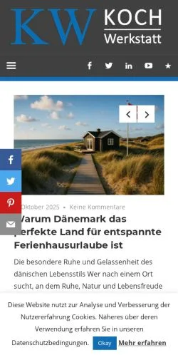 Anteprima del sito KOCH Werkstatt, media di Germania per articoli sponsorizzati
