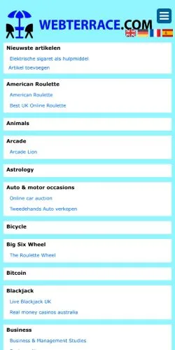 Preview of the Webterrace website, a media outlet in United States for sponsored articles